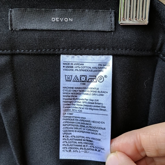 Banana Republic Devon High Rise Ankle Black Pants - Picture 6 of 16